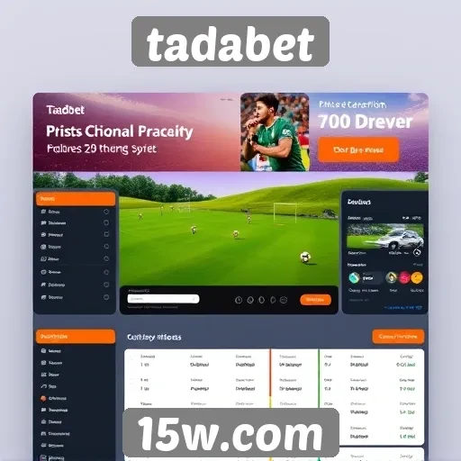 Análise da interface do usuário do site tadabet